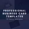 Professional business card templates Canva