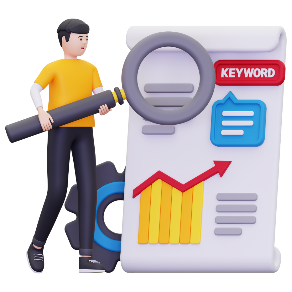 Keywords are the cornerstone of SEO. They can be a single word or a phrase that you wish your site to rank for in search engines like Google.